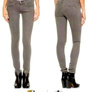 Rag and bone skinny grey low rise size 29